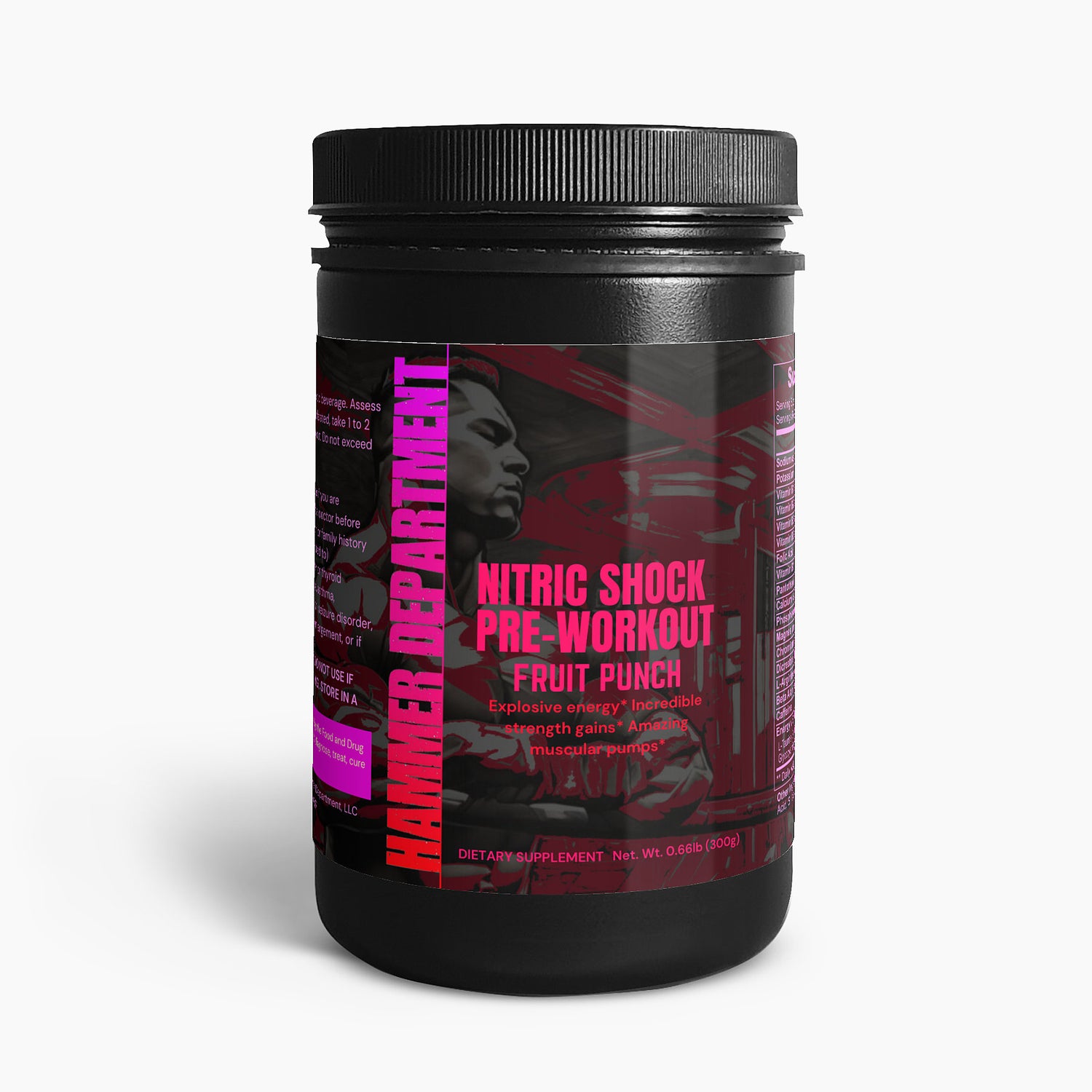 Nitric Shock Pre-Workout Powder (Fruit Punch)
